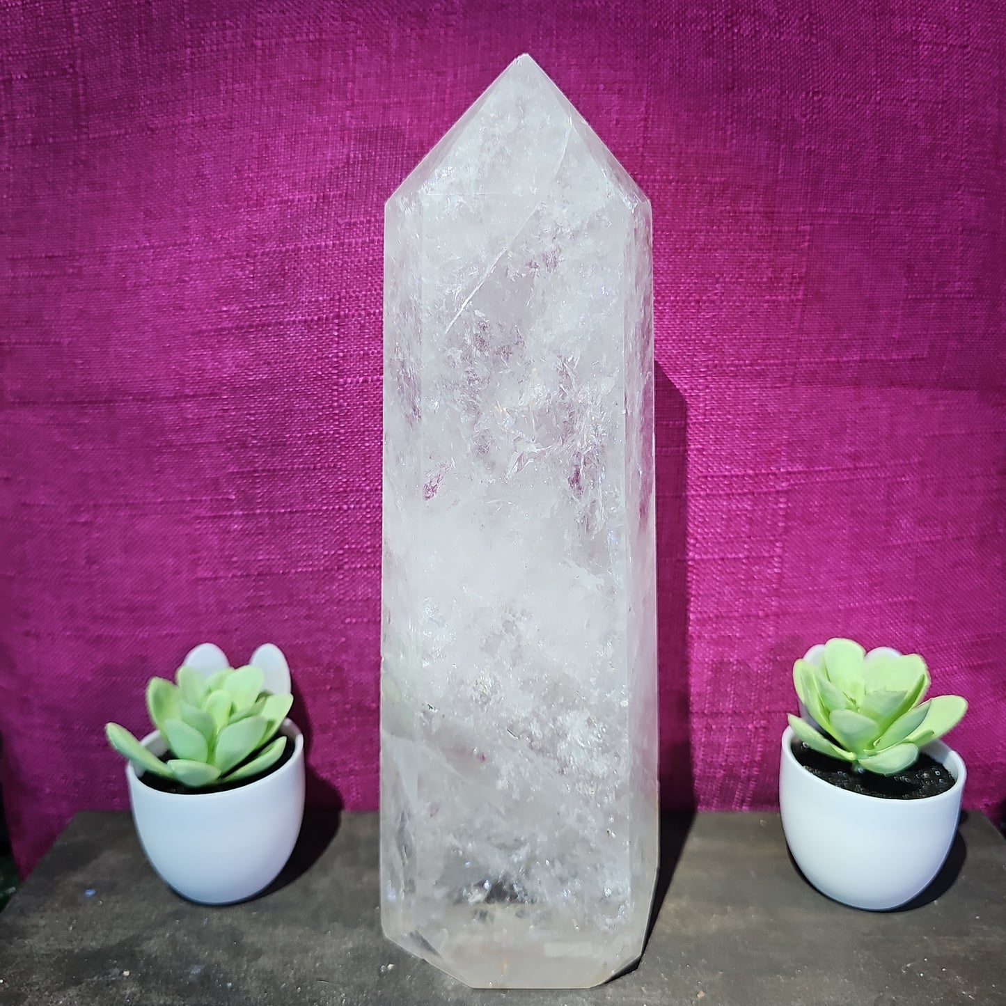 Clear Quartz Tower
