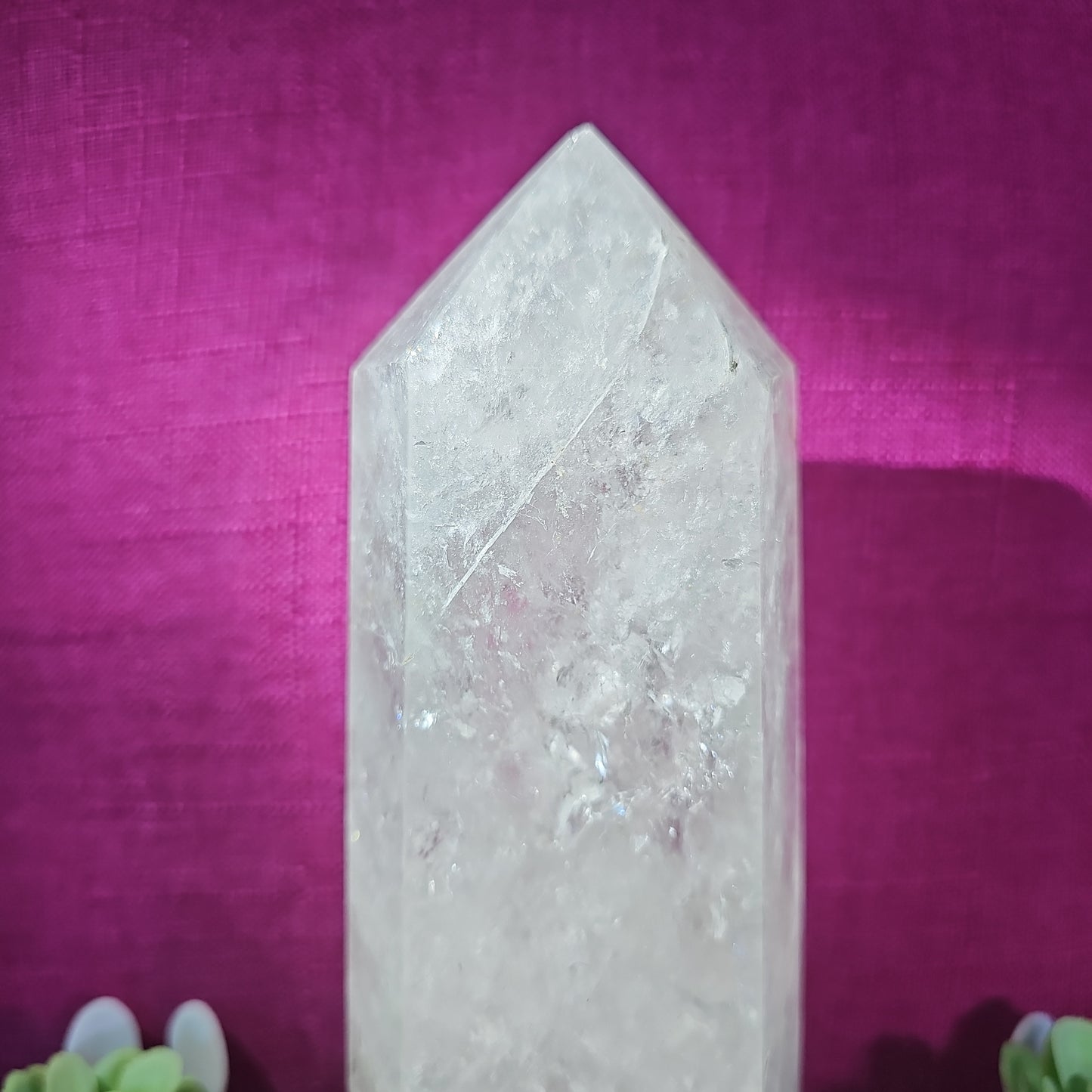 Clear Quartz Tower