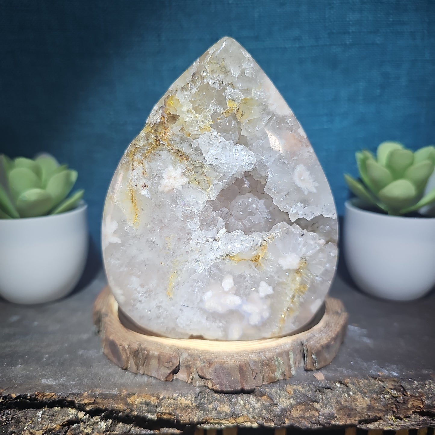 Flower Agate Freeform
