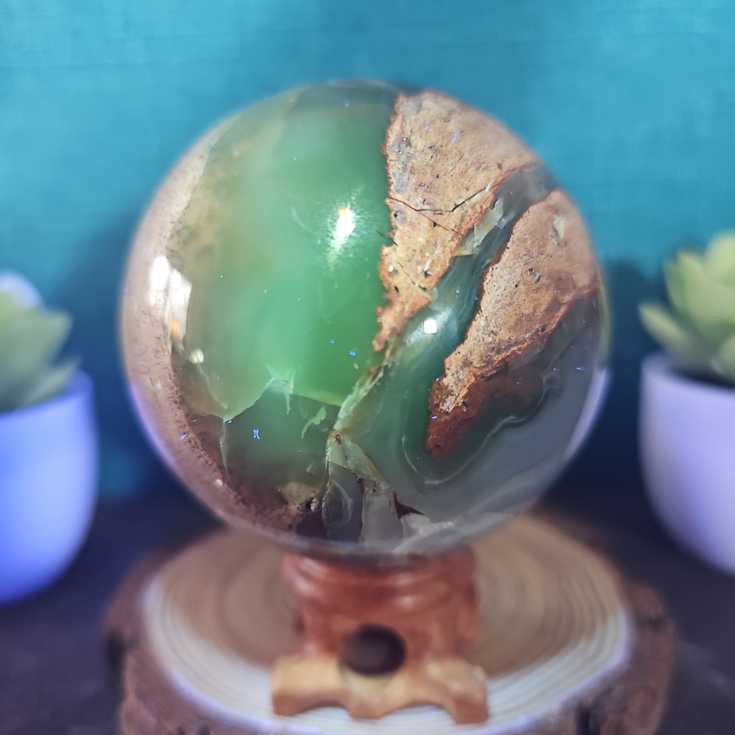 Football Agate Sphere