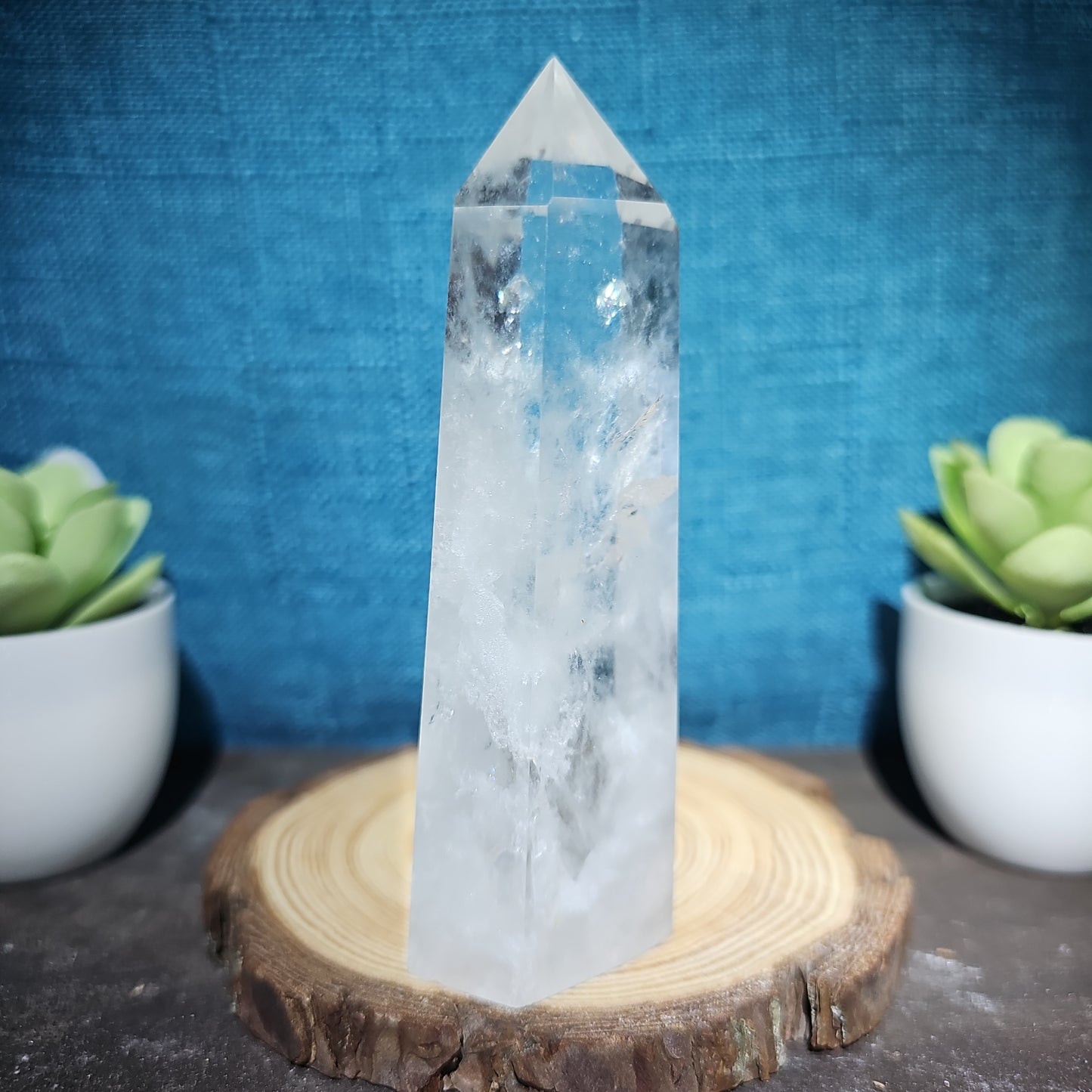 Clear Quartz Tower