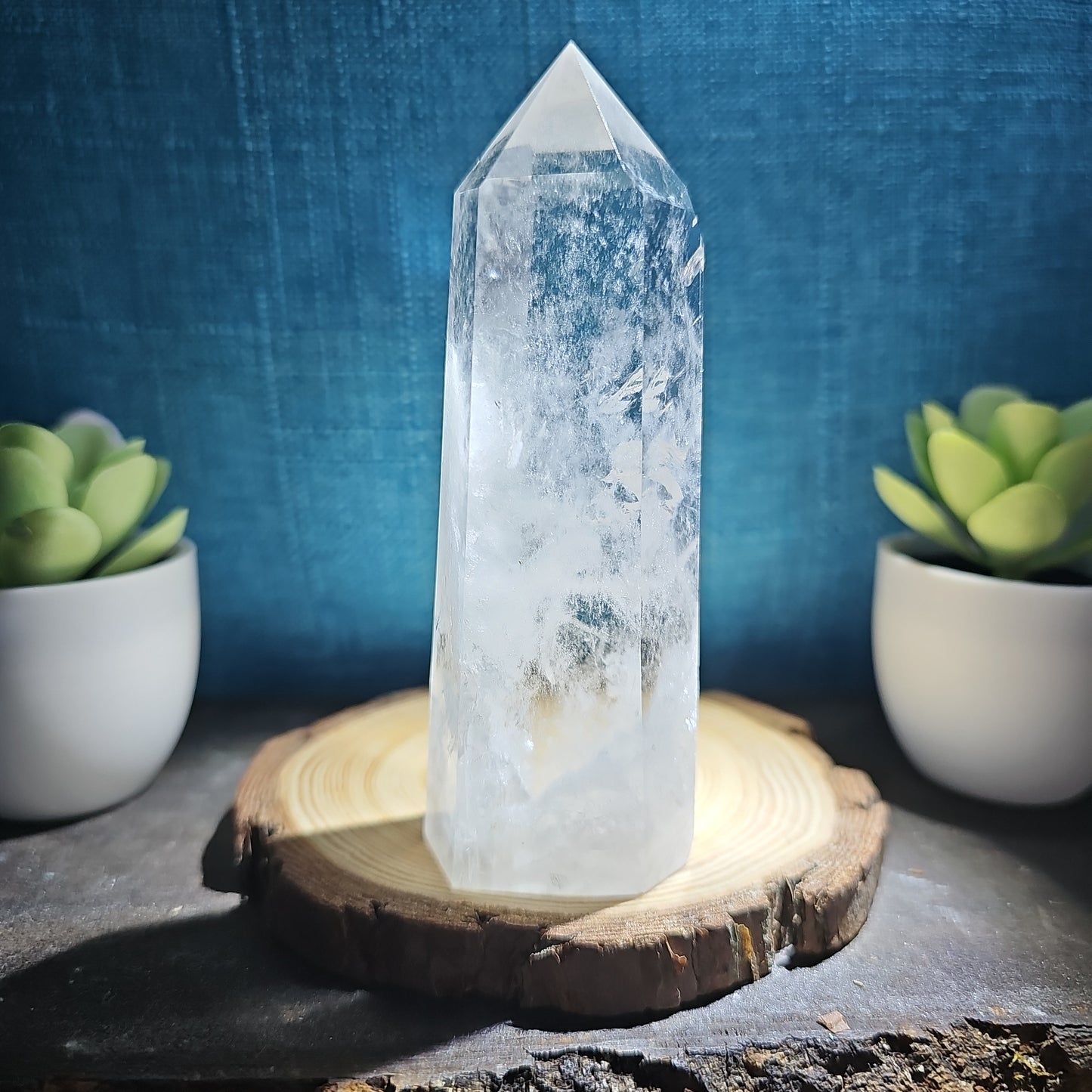 Clear Quartz Tower