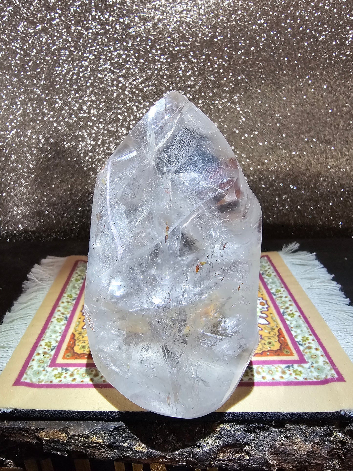 Clear Quartz Flame