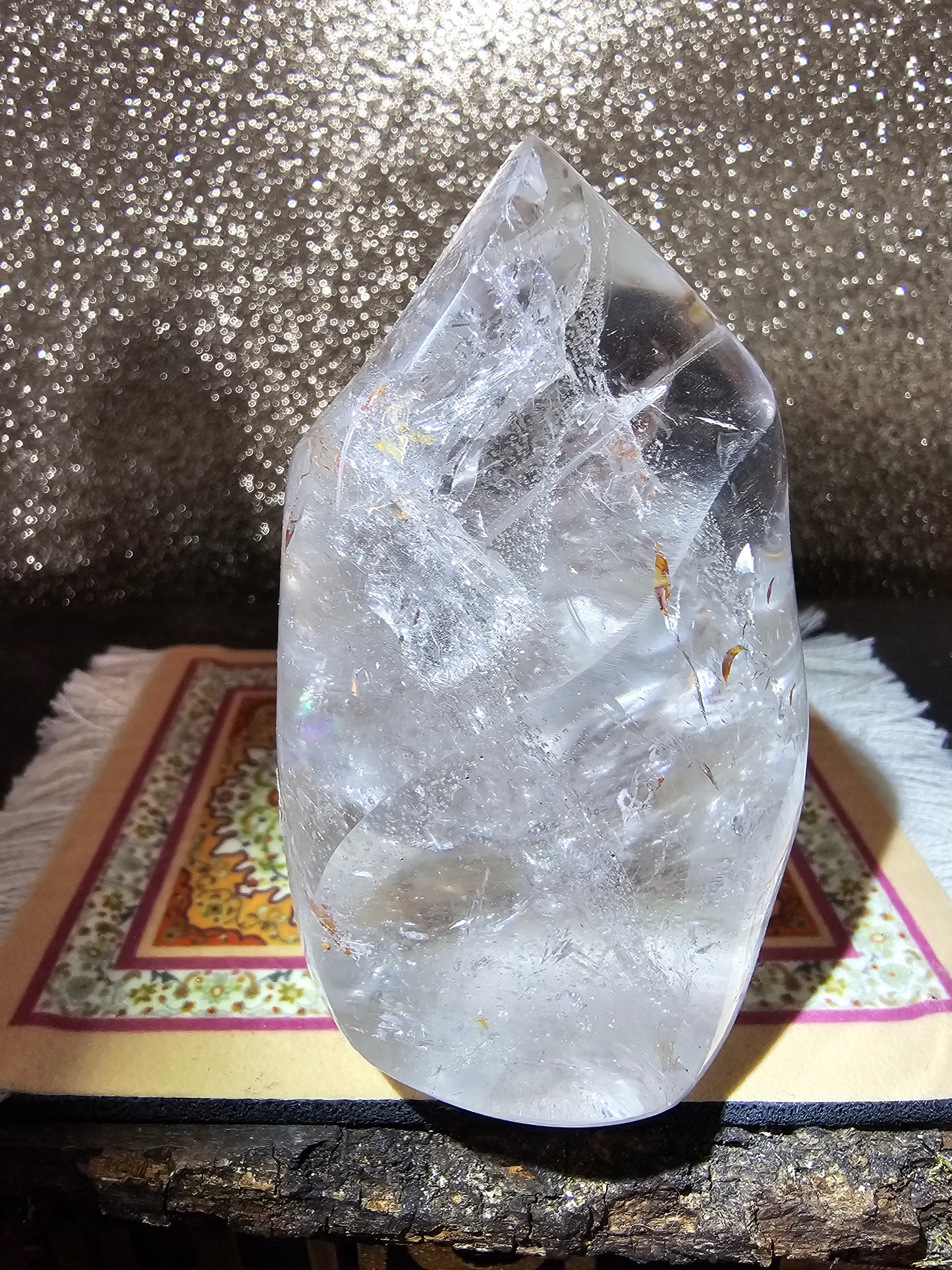 Clear Quartz Flame