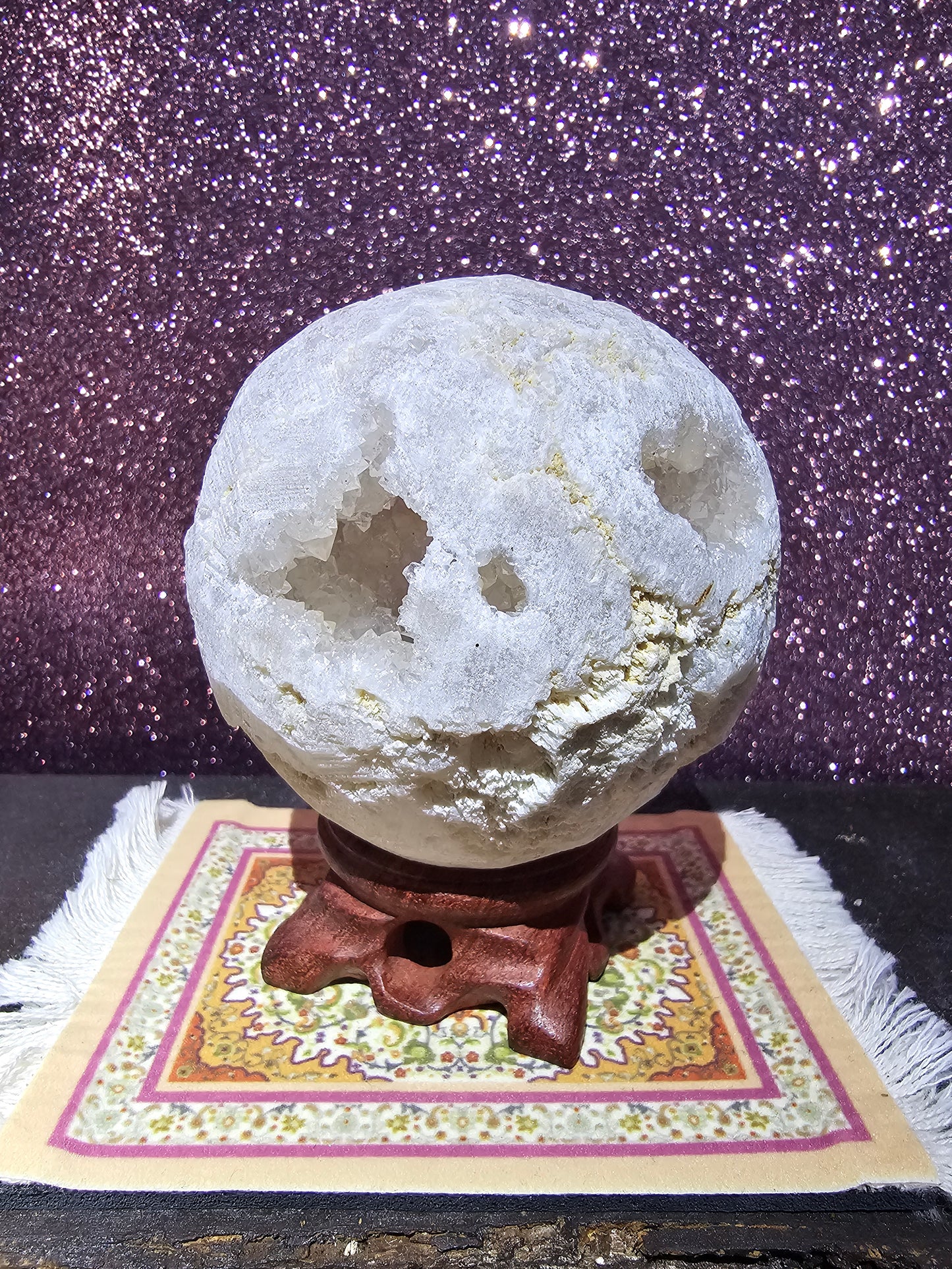 Clear Quartz Druzy Sphere
