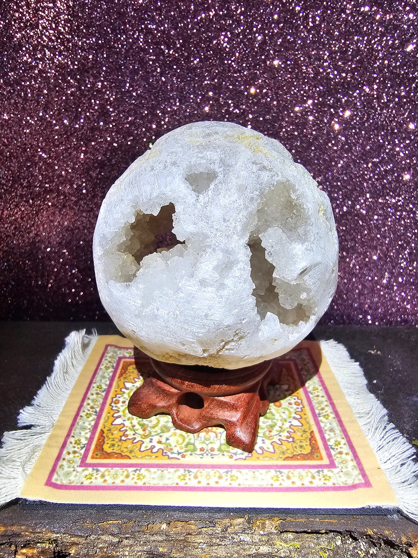 Clear Quartz Druzy Sphere