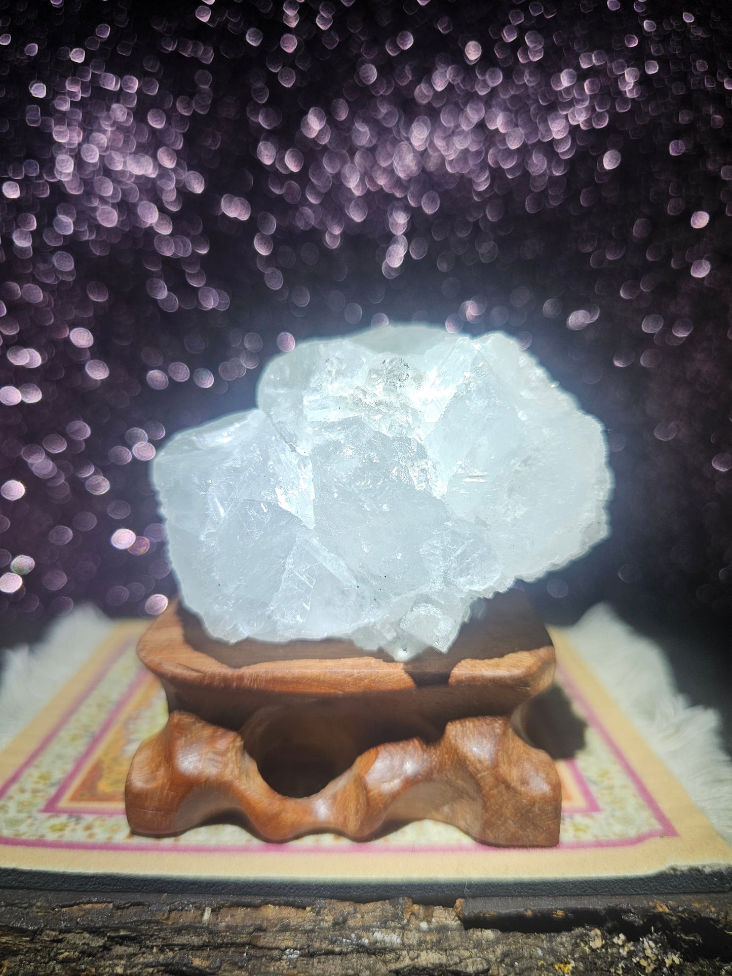 Pyrite Dusted Fluorite