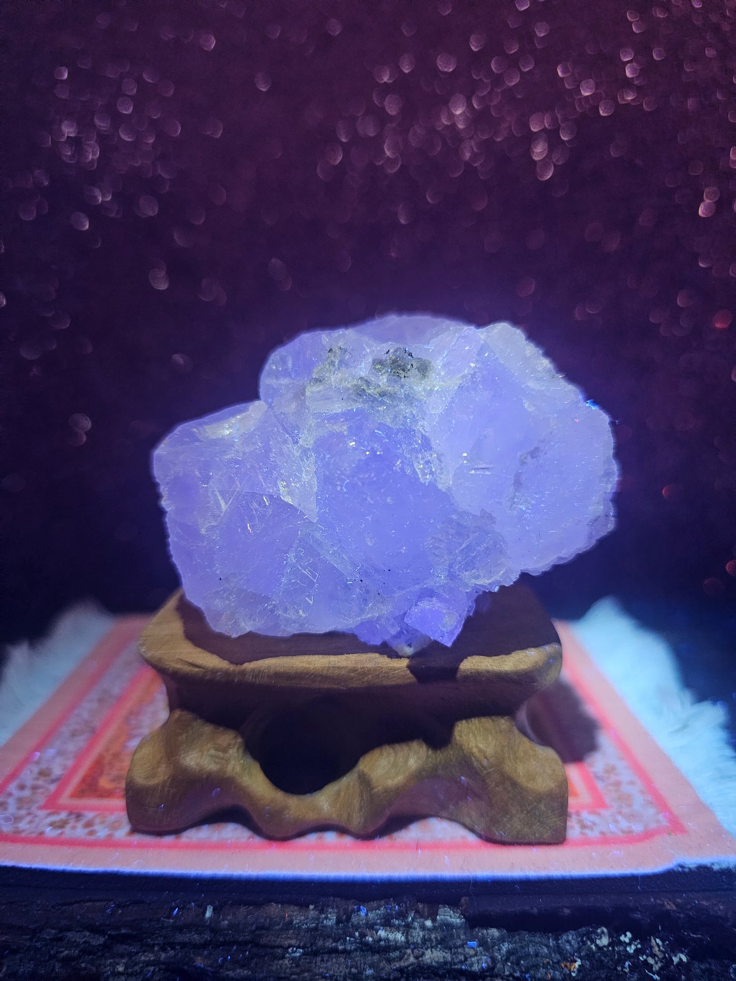 Pyrite Dusted Fluorite
