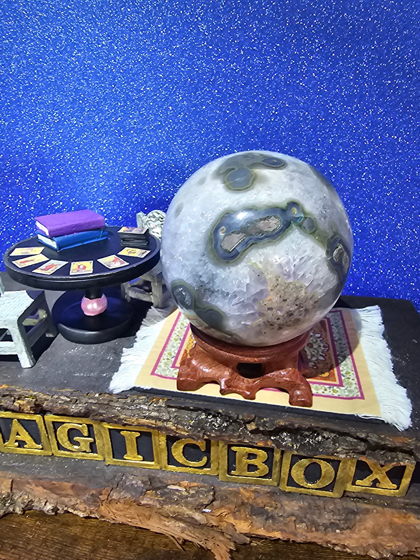 Amethyst Agate Sphere