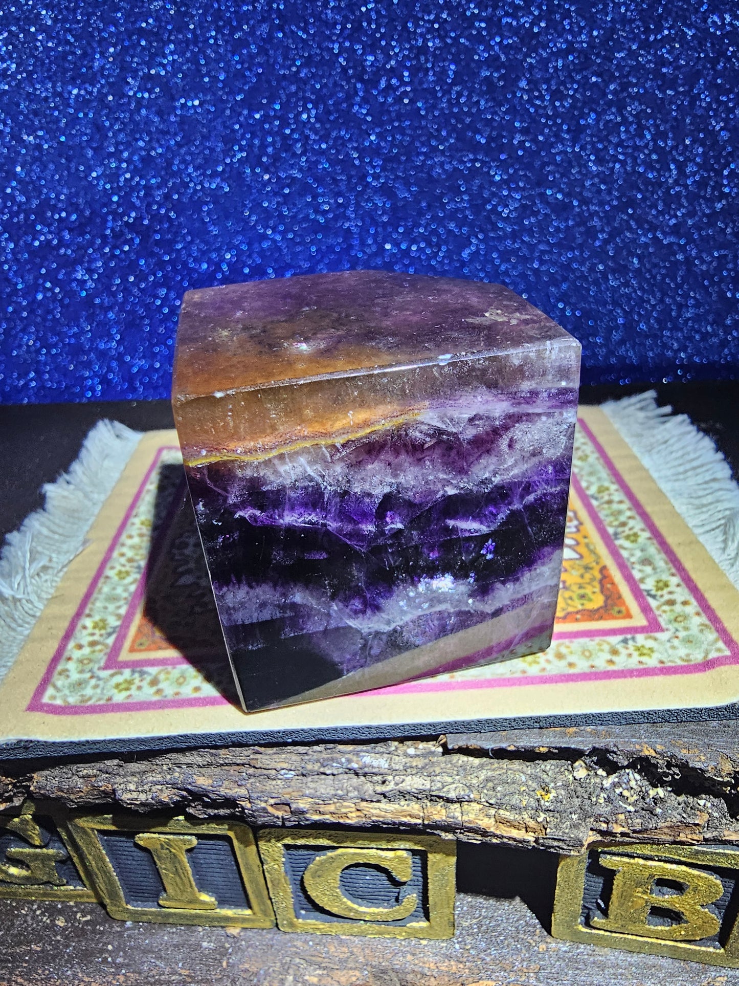 Fluorite Cube
