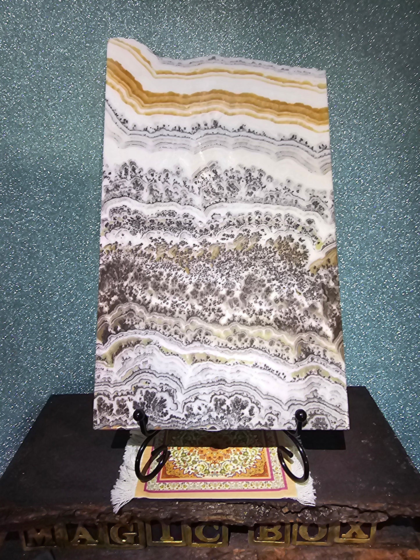2.6lbs Honey Calcite Slab