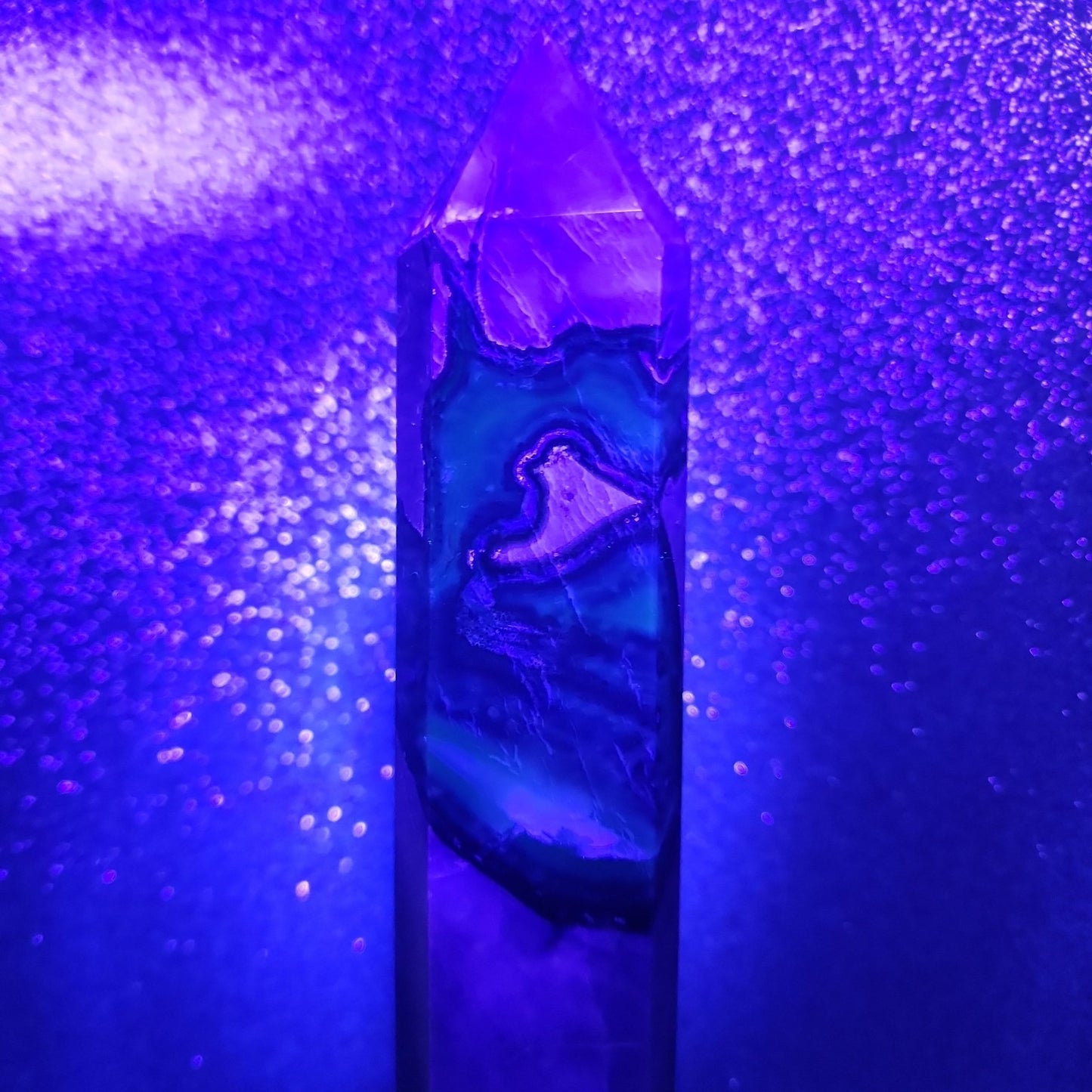 13inch tall Volcanic Agate Tower - MagicBox Crystals