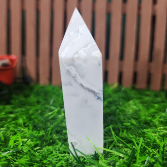 Snow Agate Tower - MagicBox Crystals