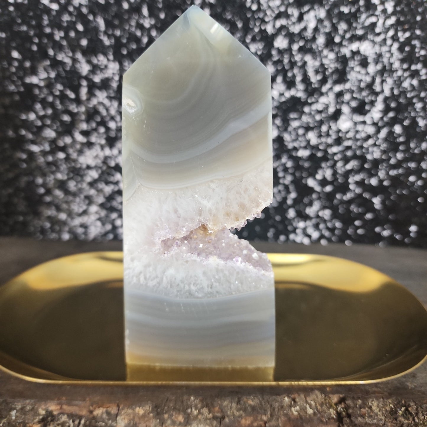 Agate Amethyst Tower - MagicBox Crystals