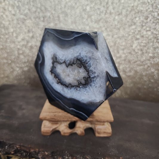 Agate Heptagon Plate - MagicBox Crystals