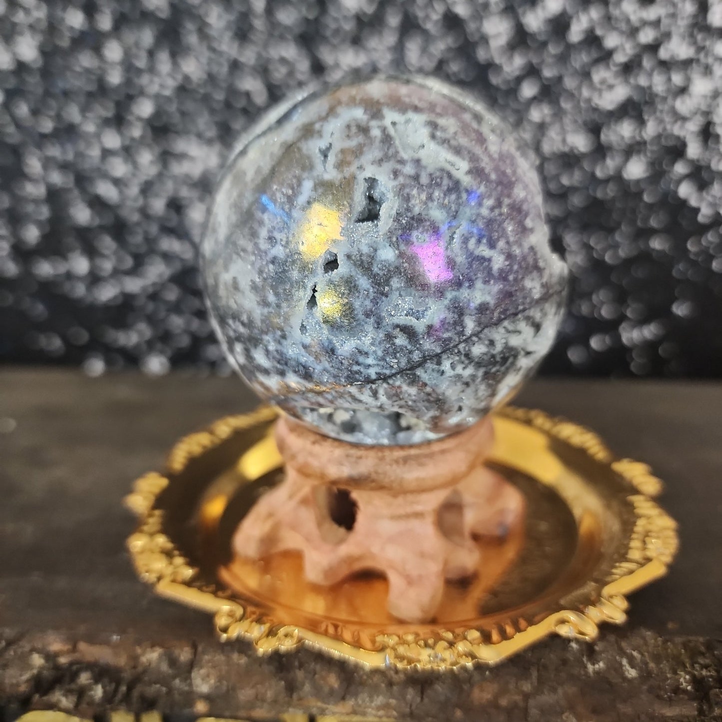 Aura Quartz Sphere - MagicBox Crystals