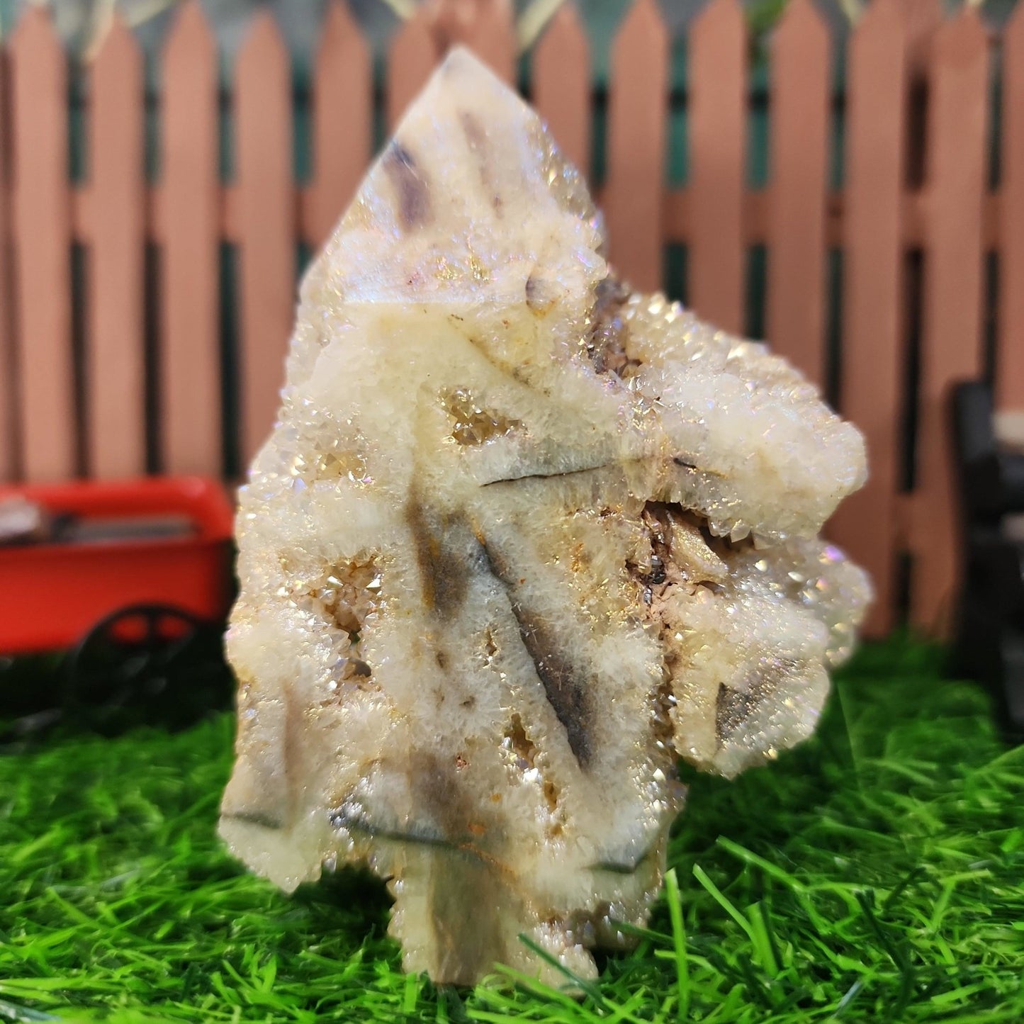 Aura Sphalerite Tower - MagicBox Crystals
