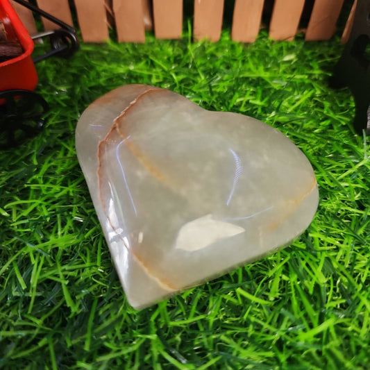 Aventurine Agate Heart - MagicBox Crystals