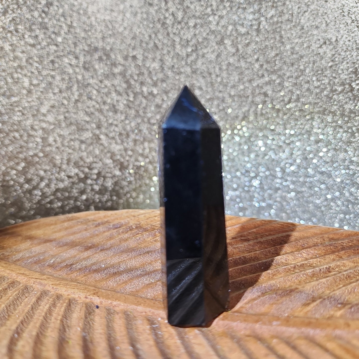 Black Obsidian Tower - MagicBox Crystals