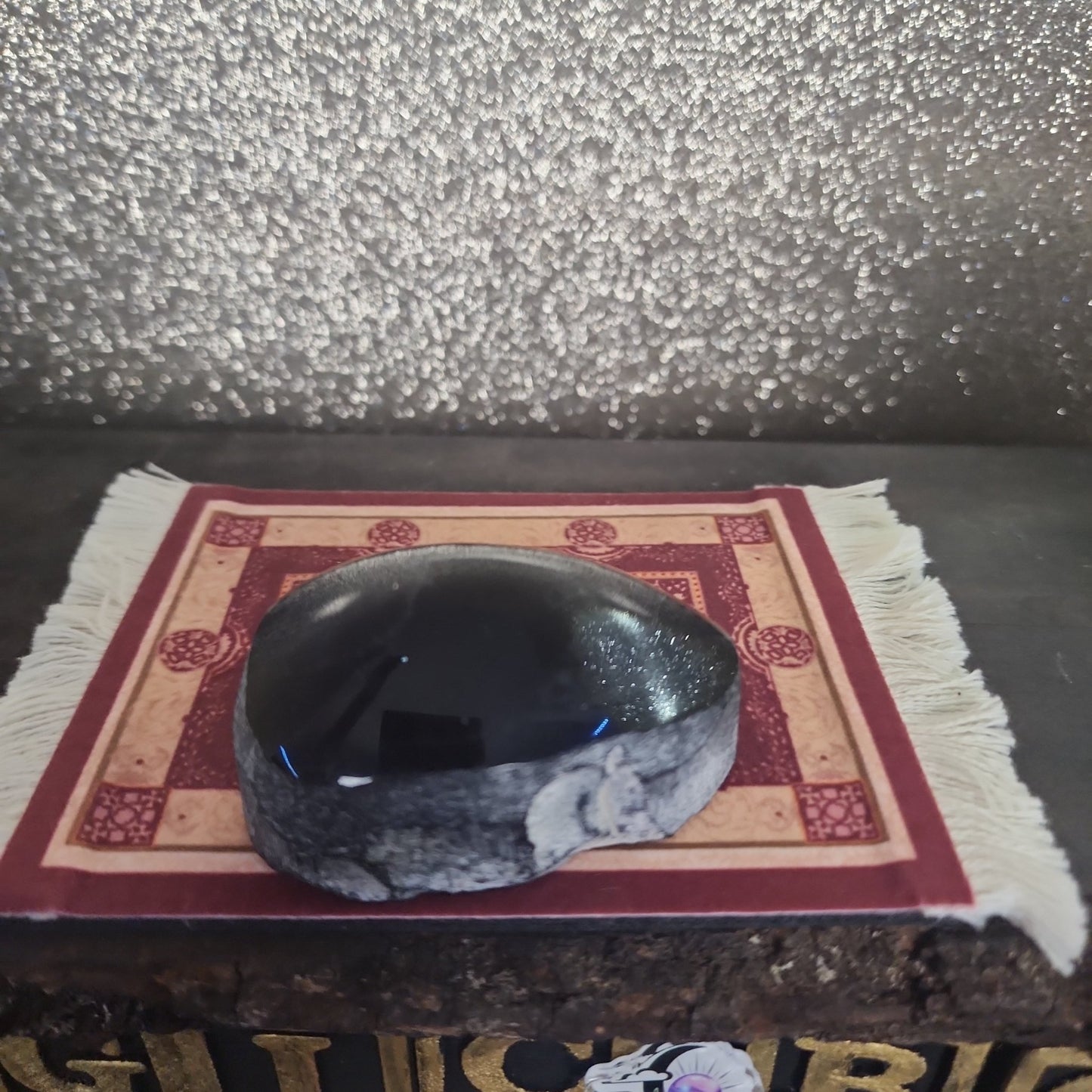 Black Rainbow Obsidian Freeform - MagicBox Crystals