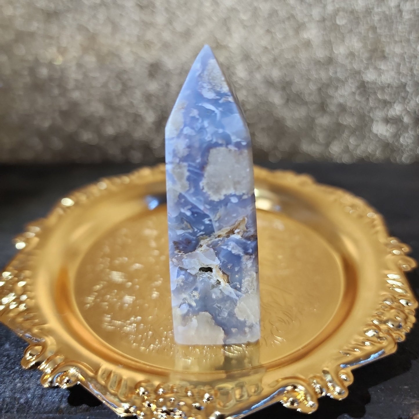 Blue Agate Tower - MagicBox Crystals