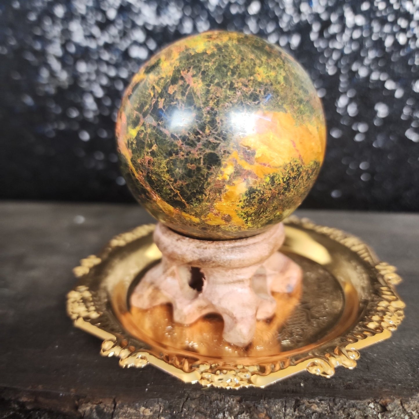 Bumblebee Jasper Sphere