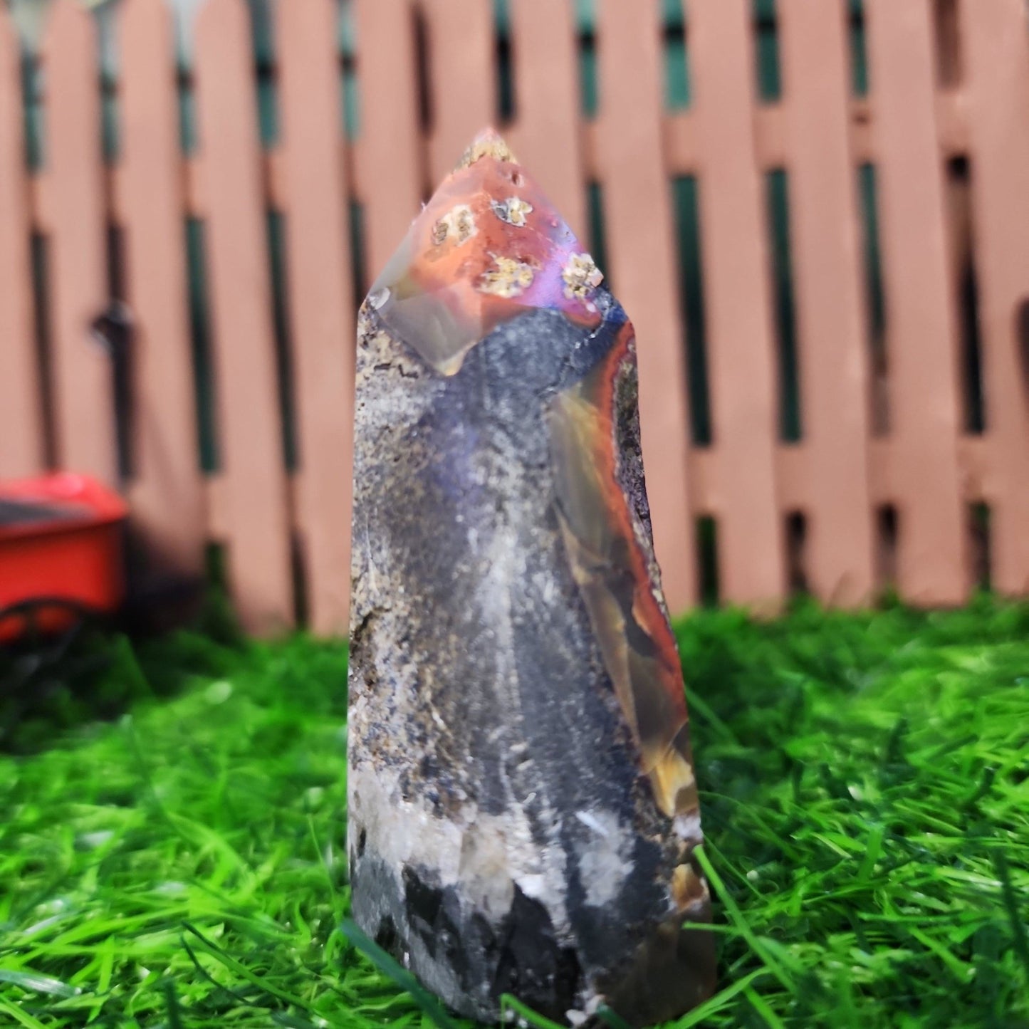 Bumblebee Jasper Tower - MagicBox Crystals