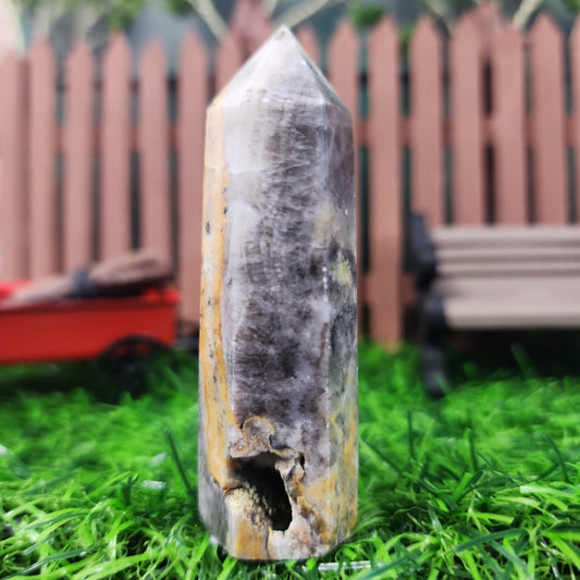 Bumblebee Jasper Tower - MagicBox Crystals