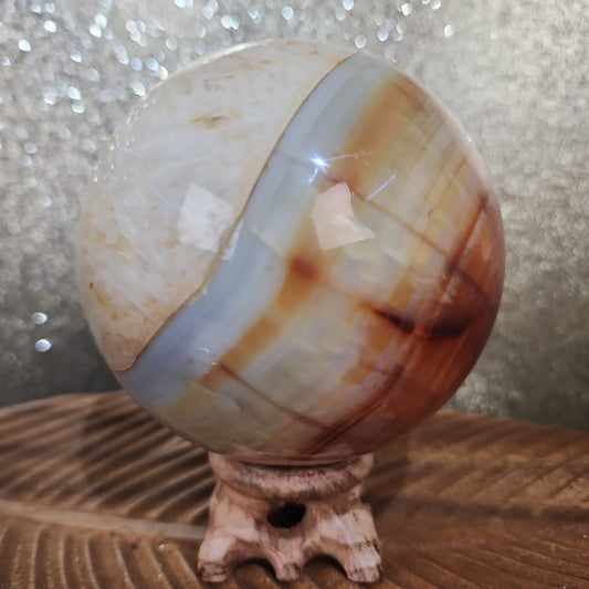 Carnelian Agate Sphere - MagicBox Crystals