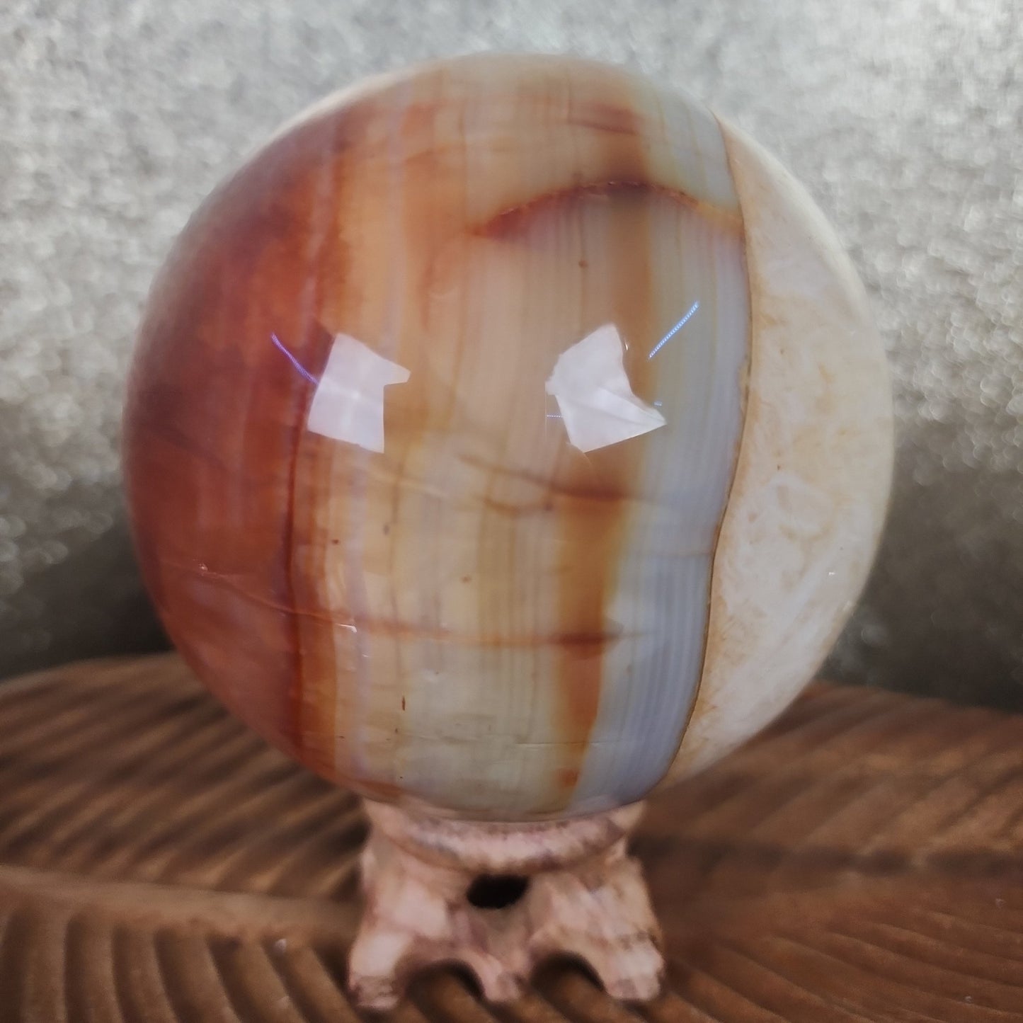 Carnelian Agate Sphere - MagicBox Crystals