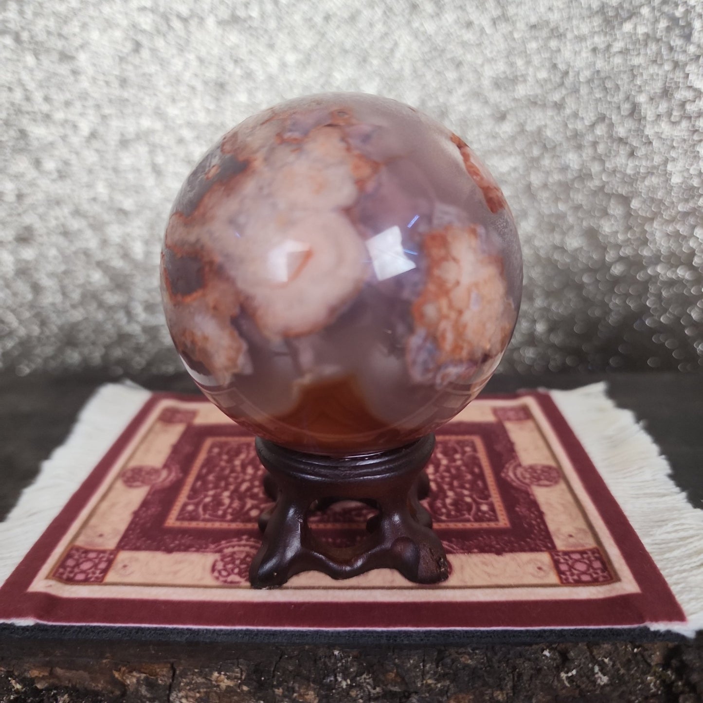 Carnelian Agate Sphere - MagicBox Crystals