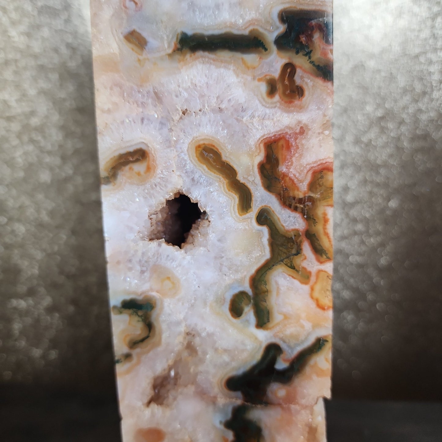 Carnelian Moss Agate Tower - MagicBox Crystals