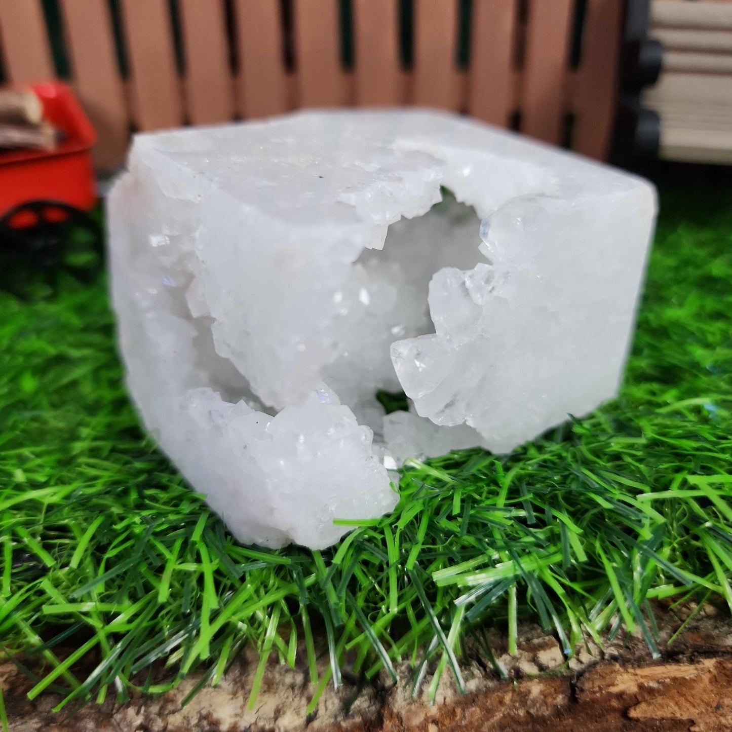 Clear Quartz Druzy House - MagicBox Crystals