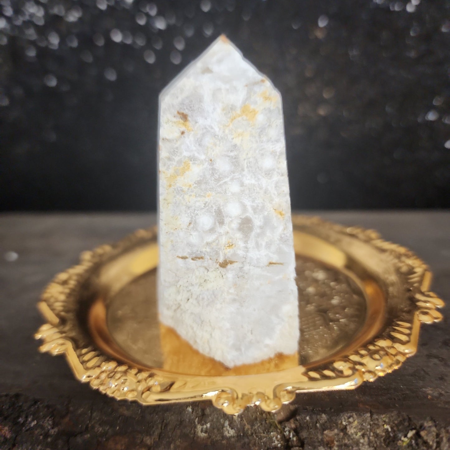 Clear Quartz Druzy House