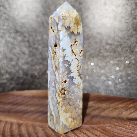 Crazy Lace Agate Tower - MagicBox Crystals