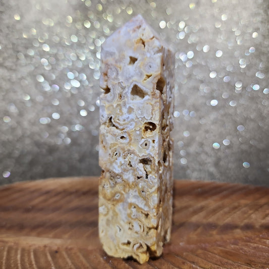 Crazy Lace Agate Tower - MagicBox Crystals