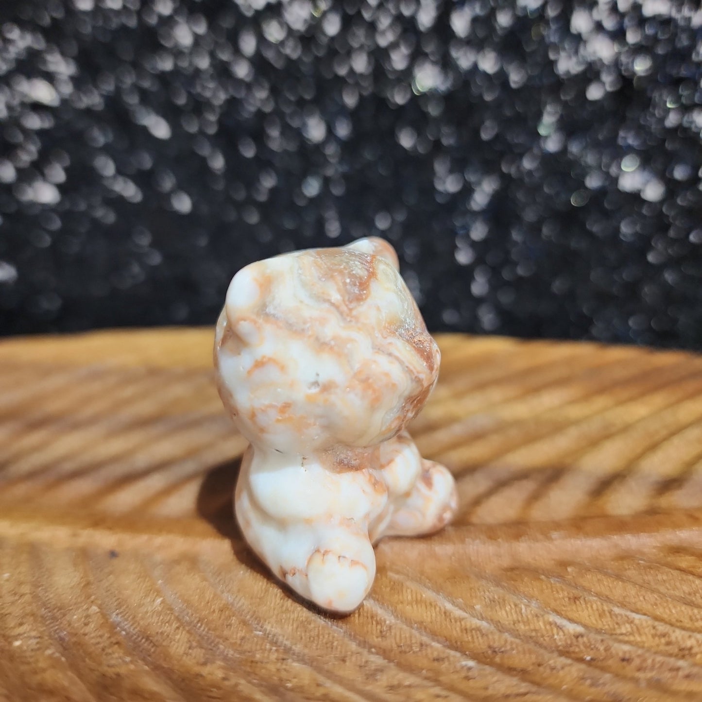 Crazy Lace Teddy Bear Carving - MagicBox Crystals