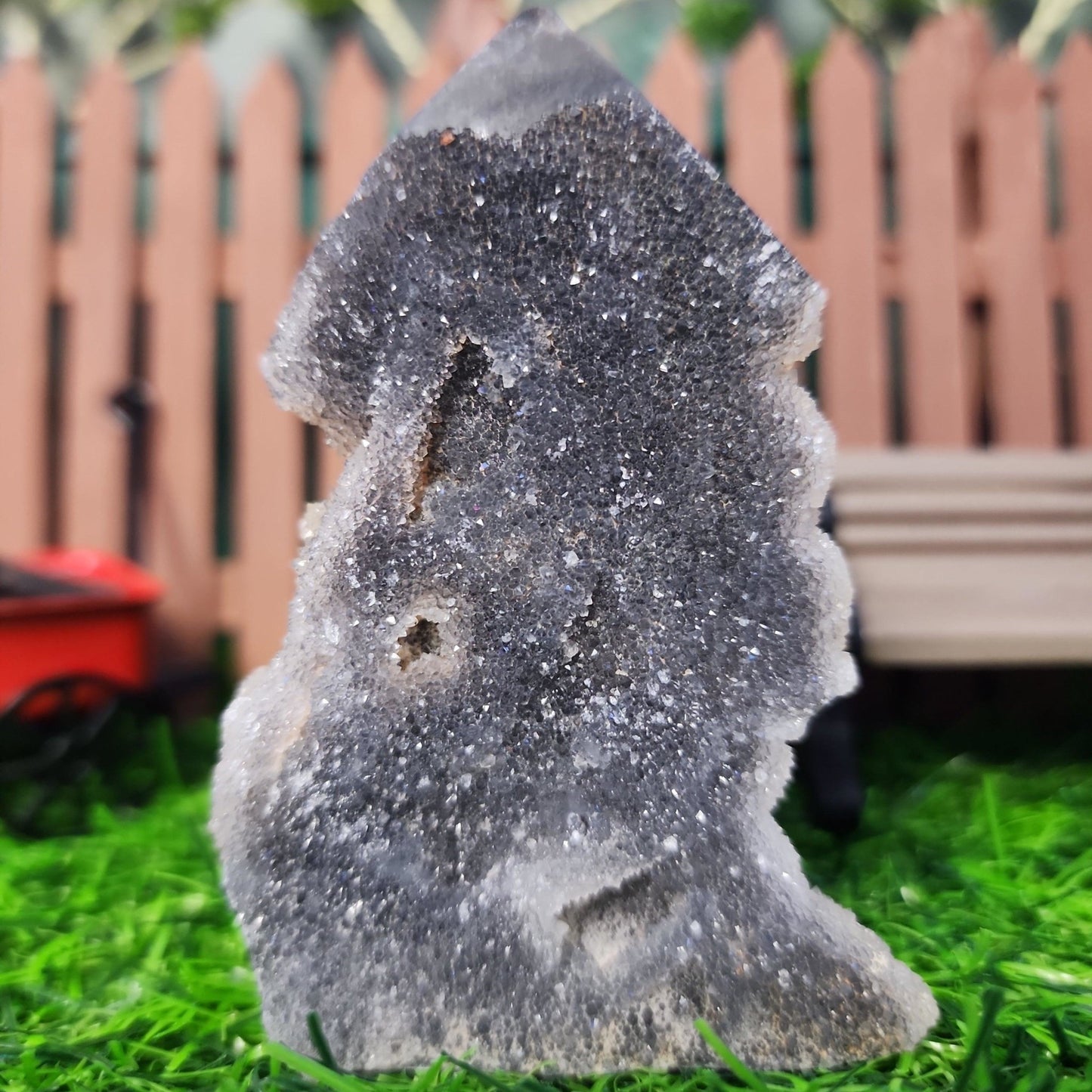 Druzy Sphalerite Tower - MagicBox Crystals