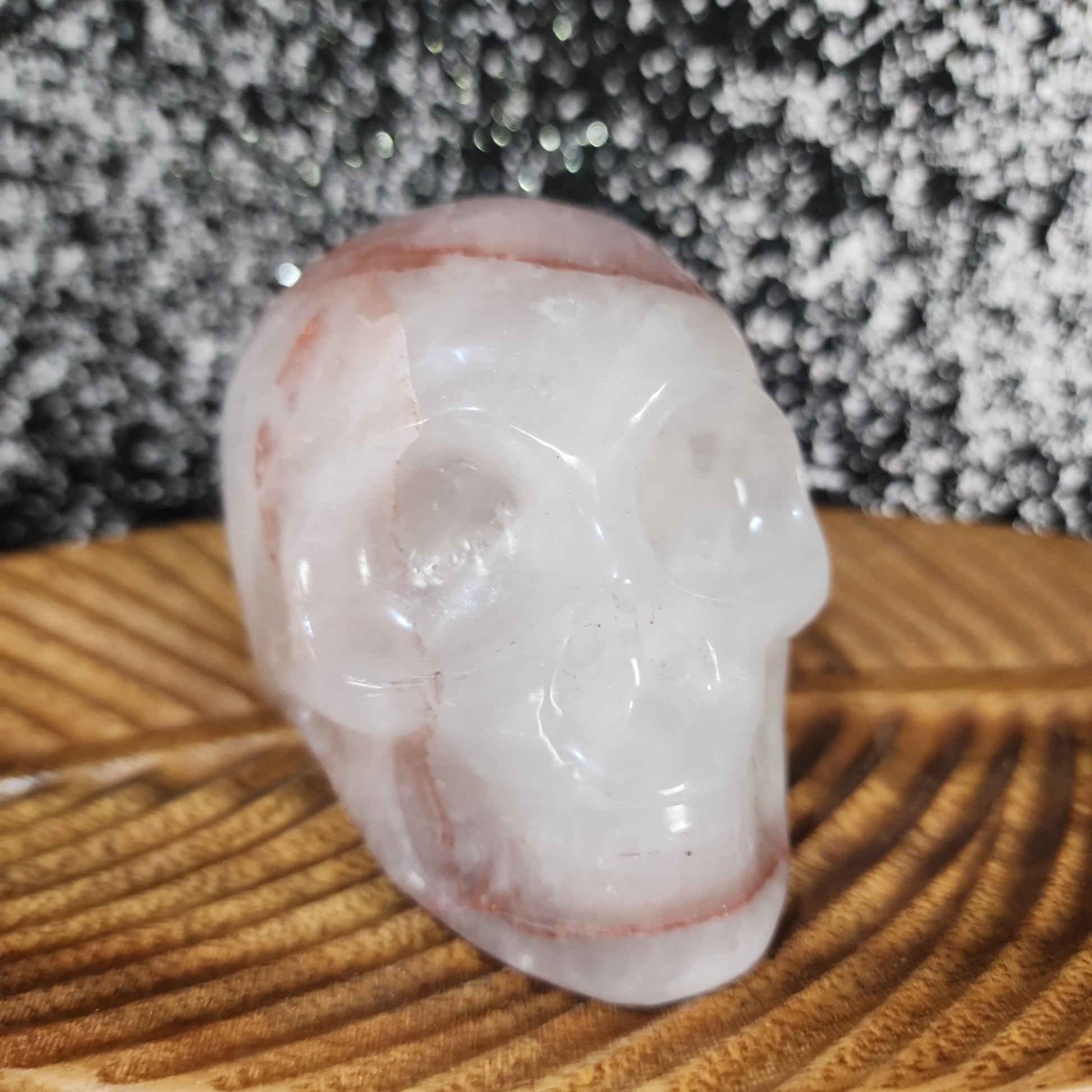 Fire Quartz Skull - MagicBox Crystals