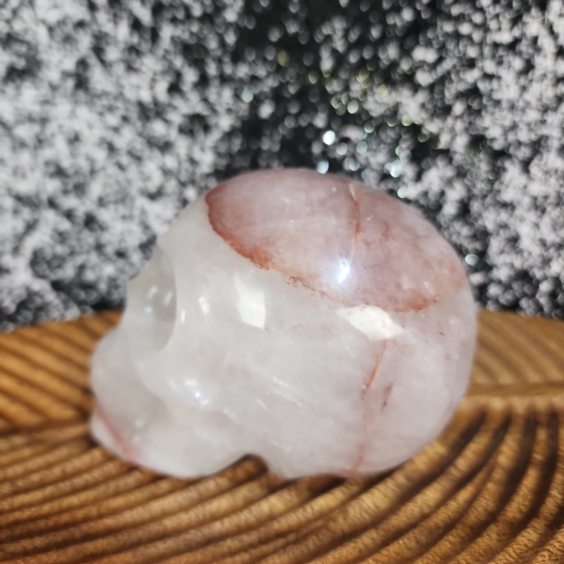 Fire Quartz Skull - MagicBox Crystals