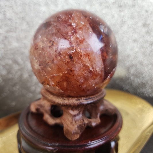 Fire Quartz Sphere - MagicBox Crystals