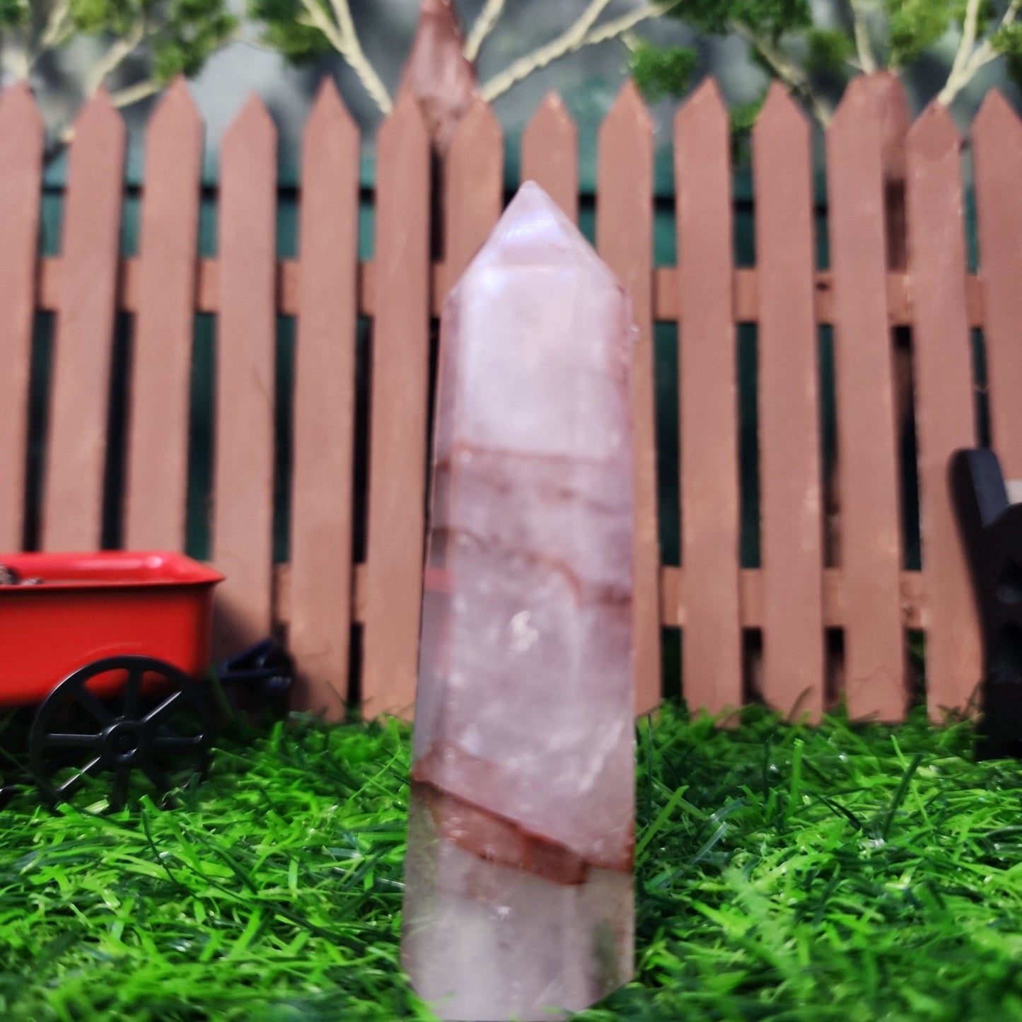 Fire Quartz Tower - MagicBox Crystals