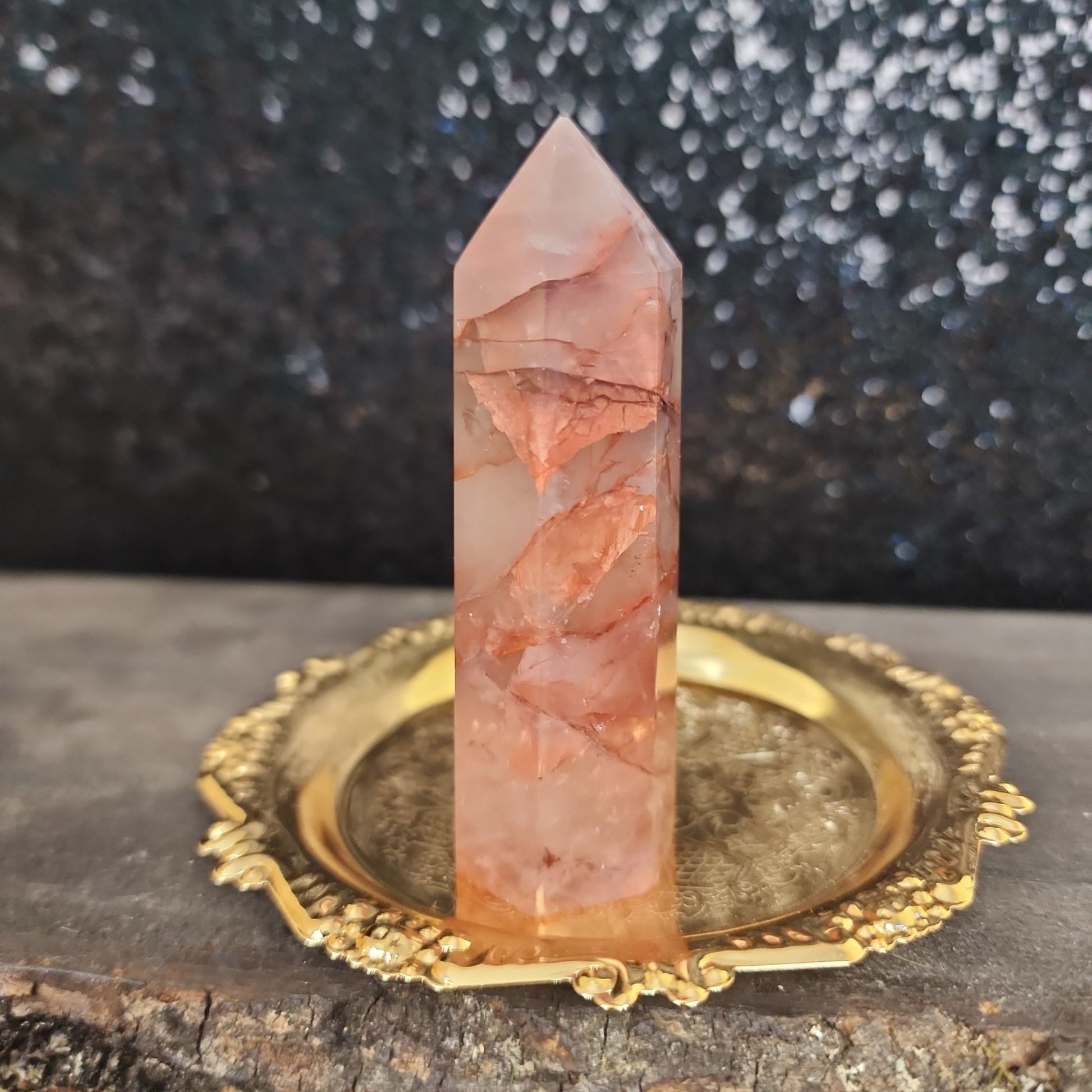 Fire Quartz Tower - MagicBox Crystals