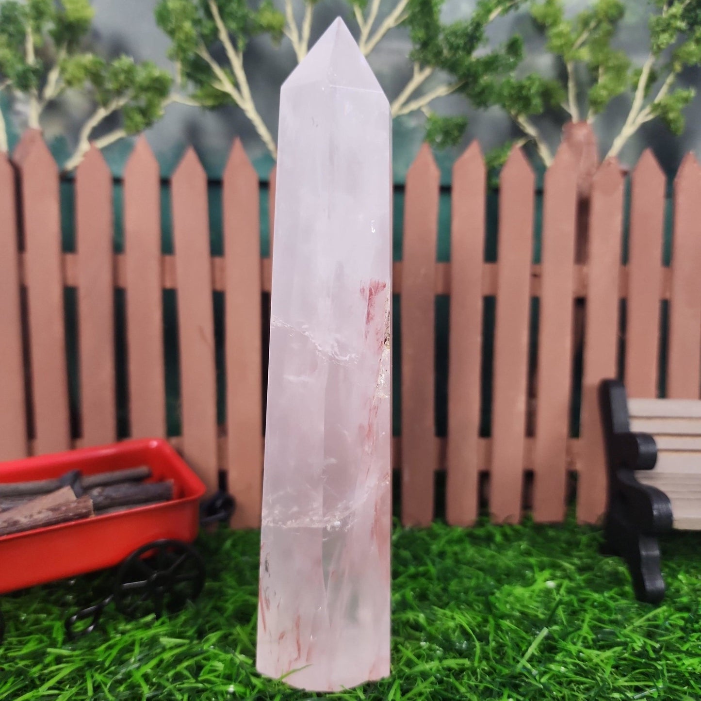 Fire Quartz Tower - MagicBox Crystals