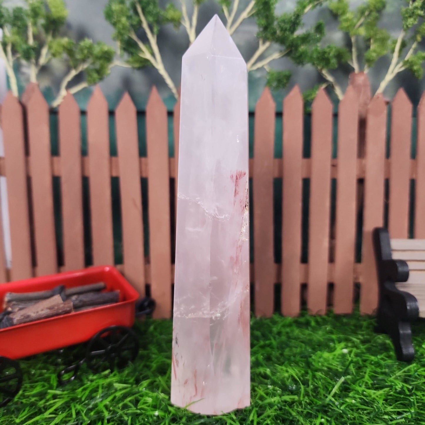 Fire Quartz Tower - MagicBox Crystals