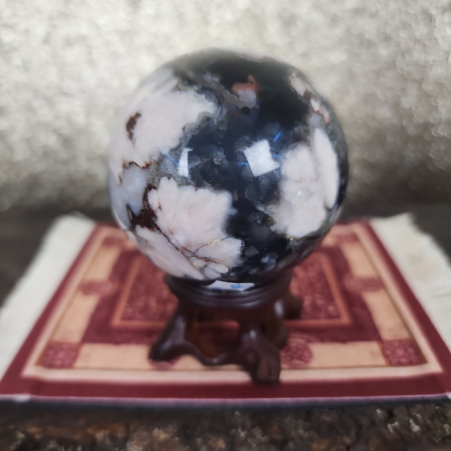 Flower Agate Sphere - MagicBox Crystals