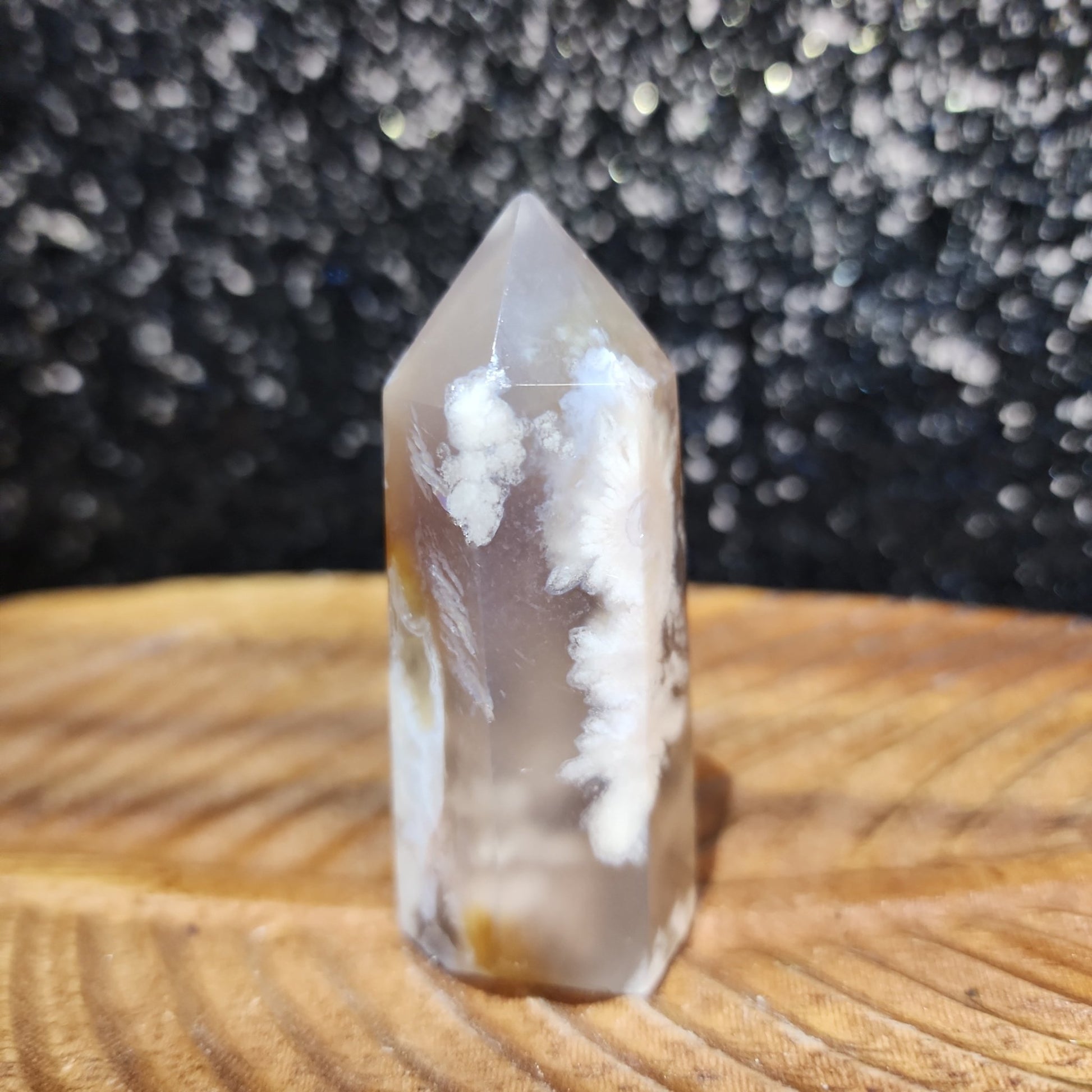 Flower Agate Tower - MagicBox Crystals