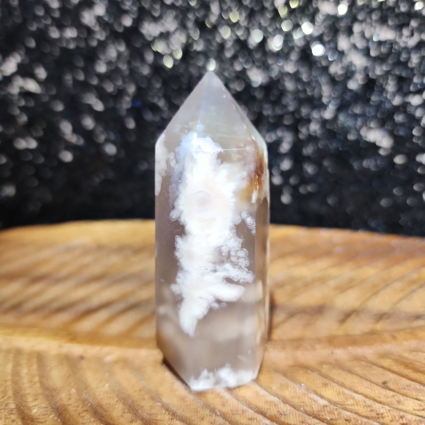 Flower Agate Tower - MagicBox Crystals