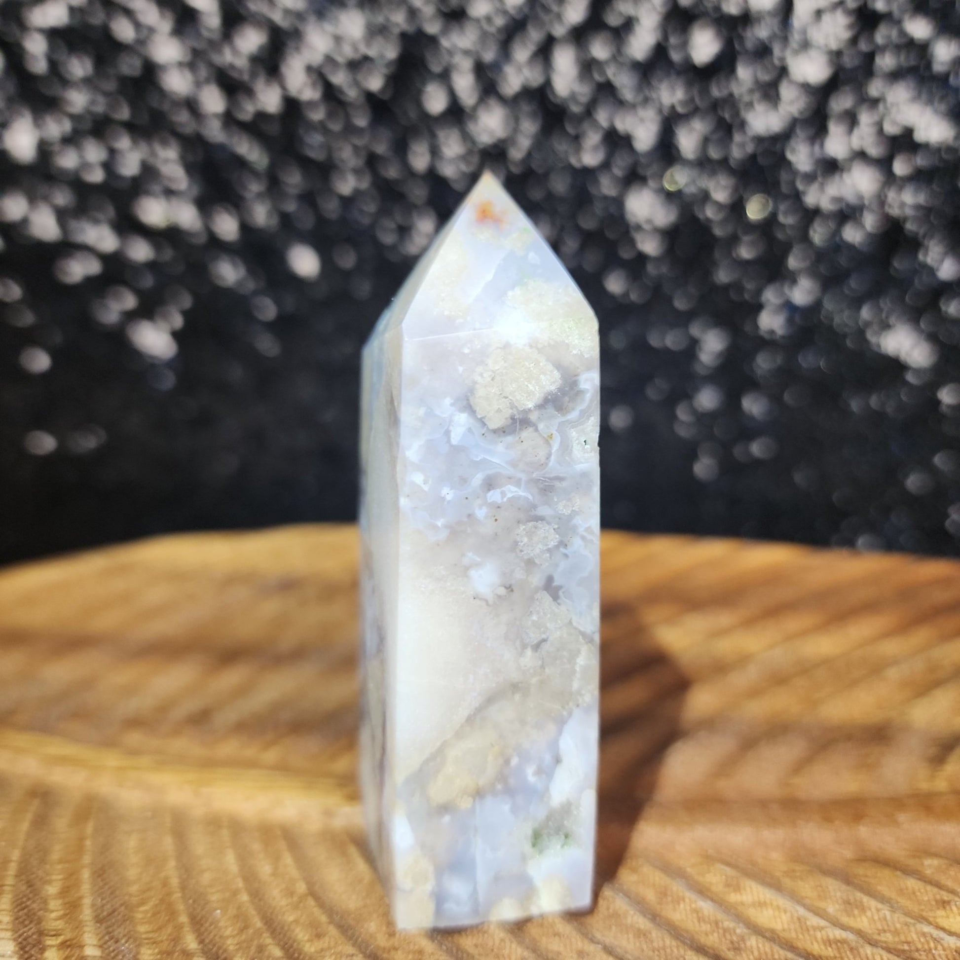 Flower Agate Tower - MagicBox Crystals