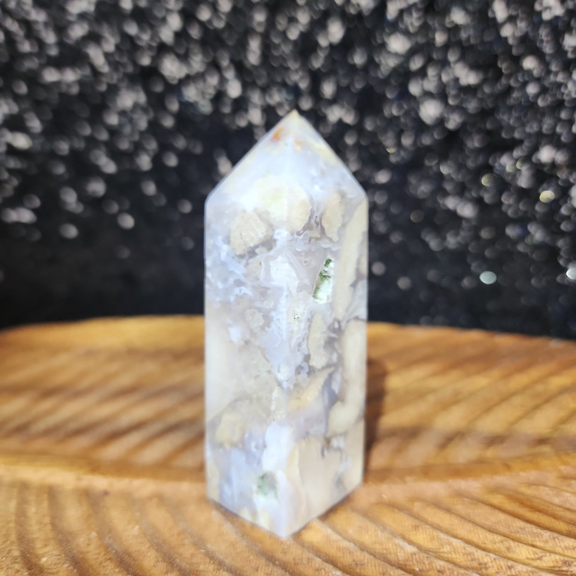 Flower Agate Tower - MagicBox Crystals